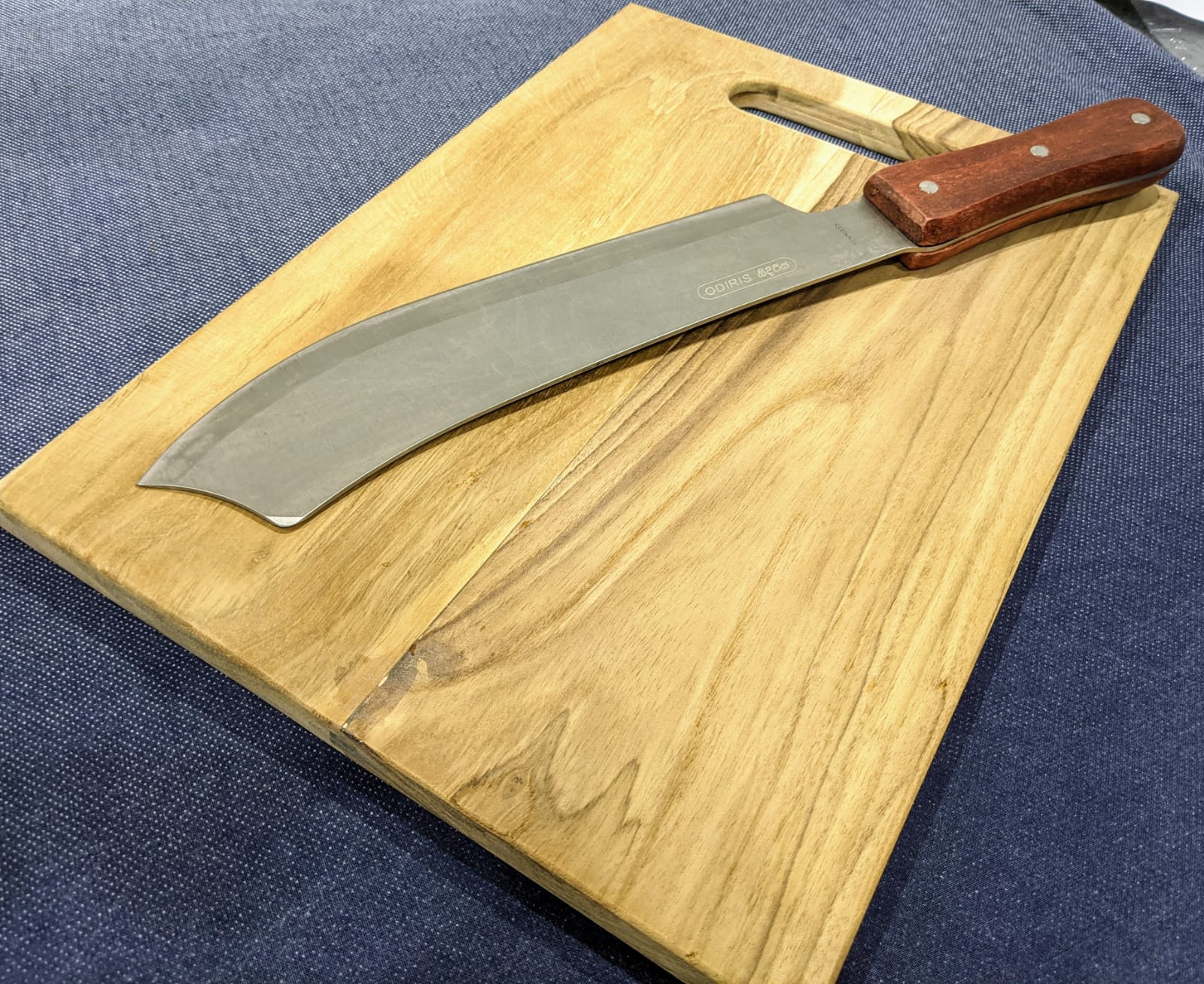 Odiris K5 fish knife with rubberwood handle and stainless steel blade Sri Lanka